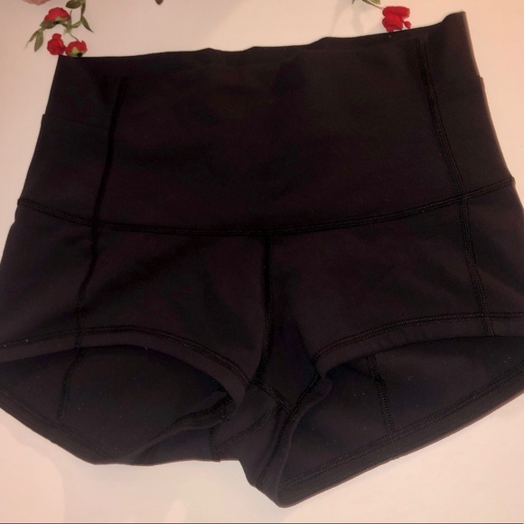 lululemon athletica Pants - Lululemon Athletica High Waisted Black Shorts